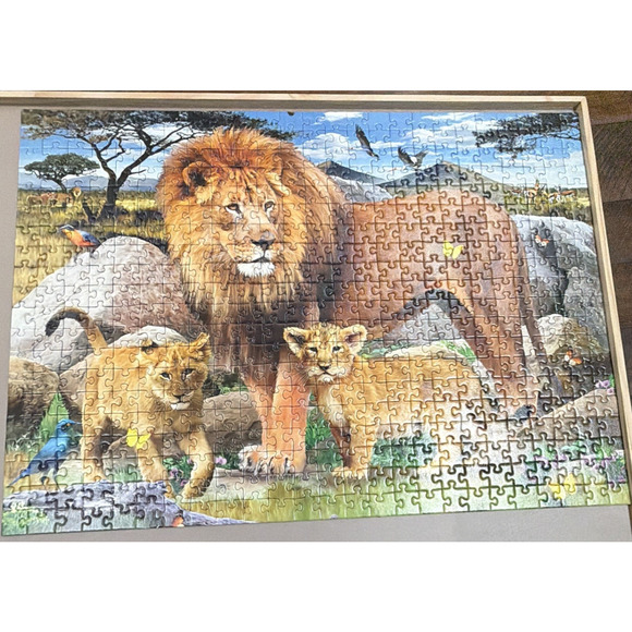 Ravensburger Lions pride forest wild animals Puzzle 500 large pieces complete - Picture 3 of 7